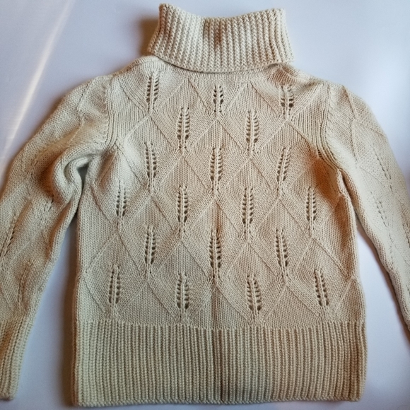 MIRA FLORES Designs Baby Alpaca Sweater, beige XS - Picture 4 of 10